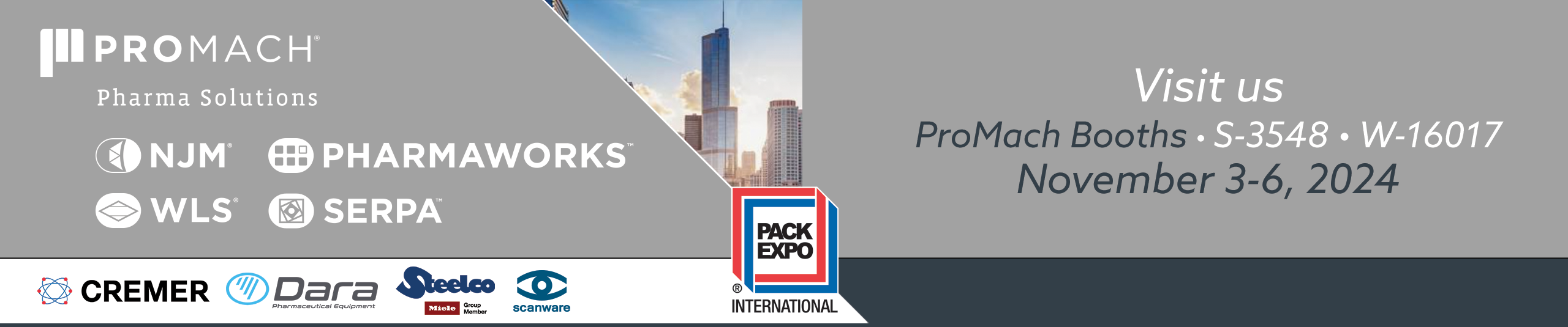 ProMach Pharma Solutions at Pack Expo 2022 Chicago